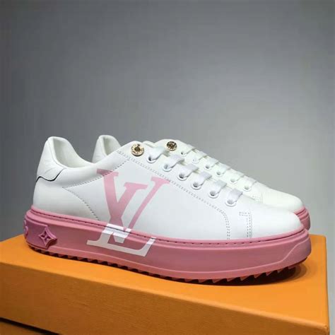 louis vuitton sneakers time out|louis vuitton trainer sneaker pink.